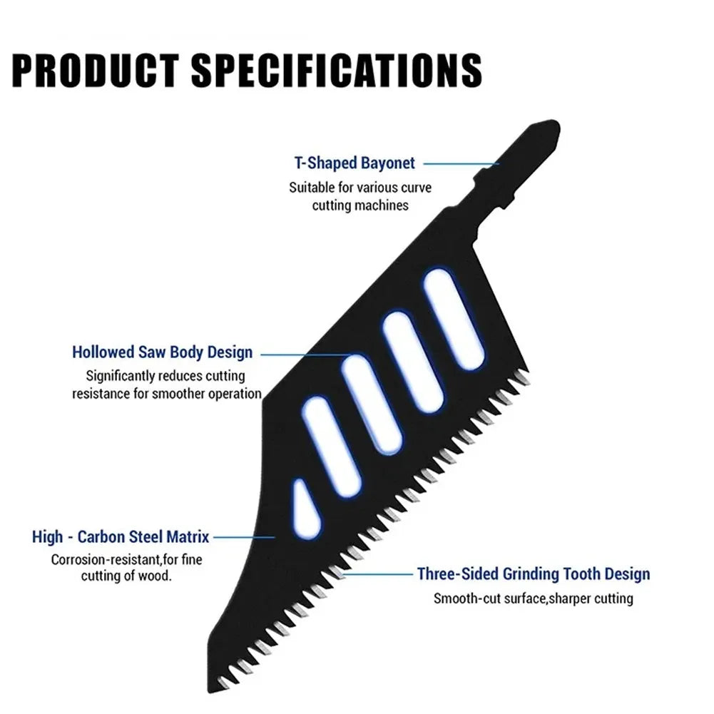 VIBRATITE T142HB Curve Jigsaw Blade T-Shank | Wood & MDF Jigsaw Blade Oasis Select