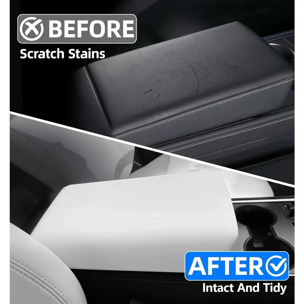Waterproof Stain Resistant For Tesla Model Y Juniper Model 3 Highland Center Console Cover Non Slip Armrest Protector Interior Oasis Select