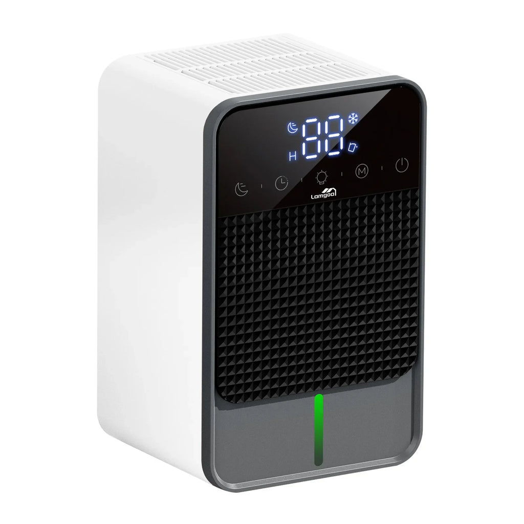 URGGU Small Dehumidifier | Digital Touch, Auto Defrost, Timer
