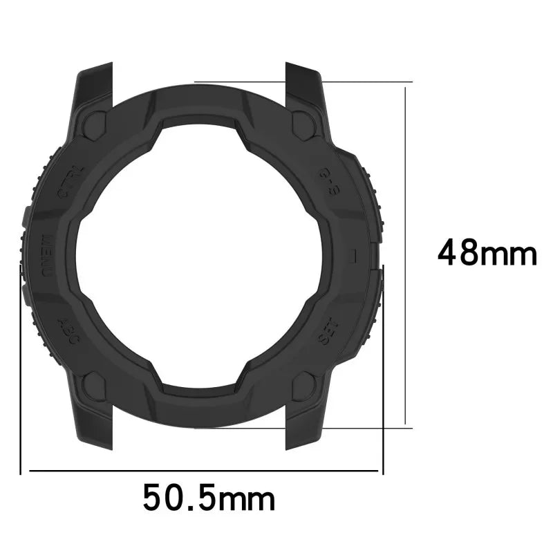 TPU Case for Garmin Instinct 3 45mm 50mm AMOLED Solar Bumper Cover Smartwatch Bumper Case Oasis Select