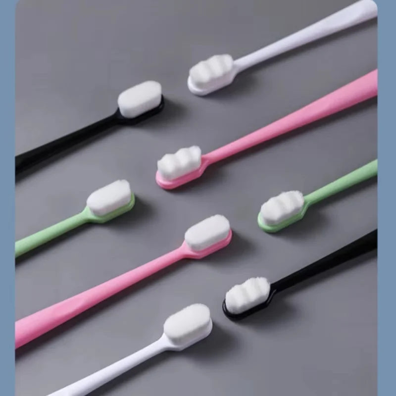 5/10Pcs Ultra Fine Soft Toothbrush, Million Nanometer Bristle Toothbrush, Deep Cleaning Teeth, Portable Oral Care Brush Oasis Select