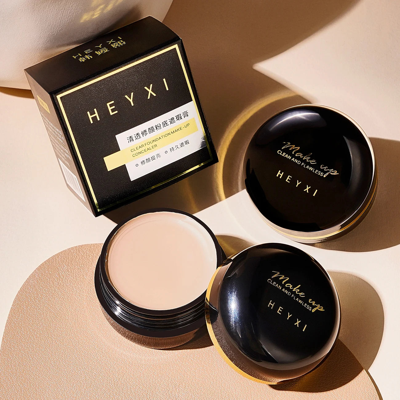 Waterproof Clear Concealer Cream – Natural Finish All Skin Types Cream Concealer Oasis Select