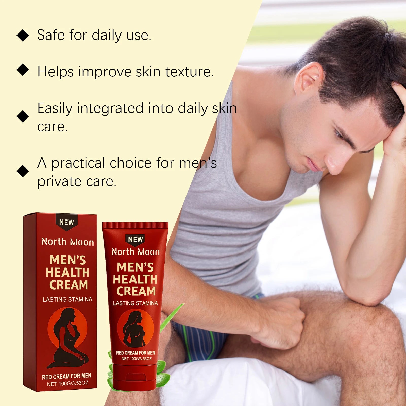 Men's Daily Nourishing Face Cream – Gentle Moisturizer 100g Men's Face Cream Oasis Select