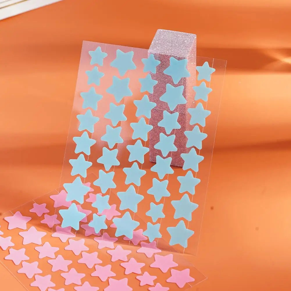 40pcs Colorful PE Pimple Patches Cute Star Shaped Pimple Cover Sticker Invisible Pimple Cover Removal Pimple Patch Oasis Select