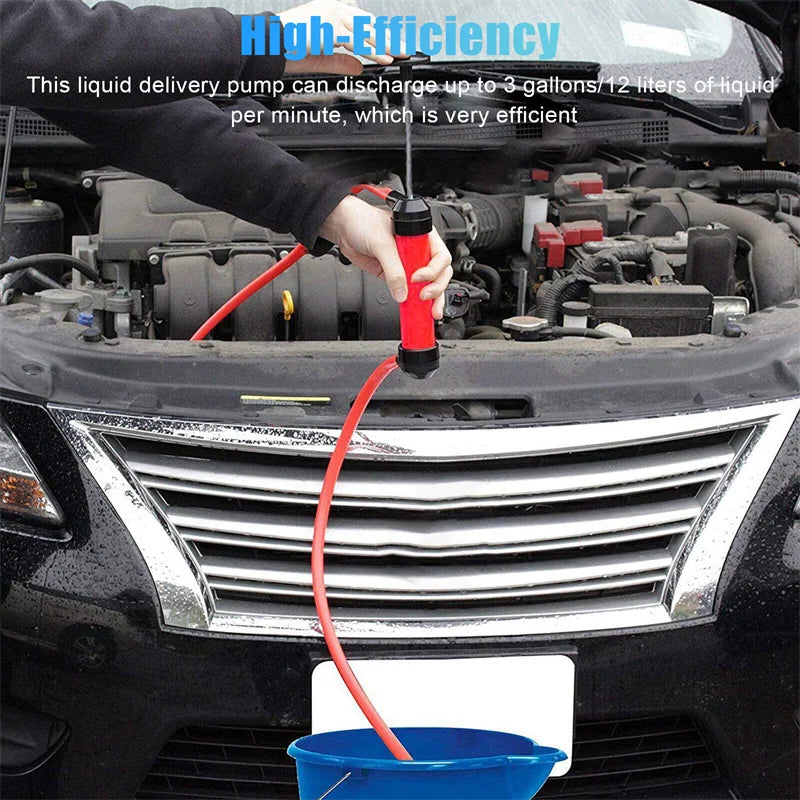 Pumping Oil And Gas With Siphon Pipe To Transport Manual Pump Oil Liquid Water Chemical Delivery Pump Hand Pump Car Modelin Oasis Select