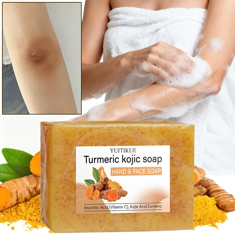 Turmeric Kojic Acid Brightening Soap 200g – All Skin Types