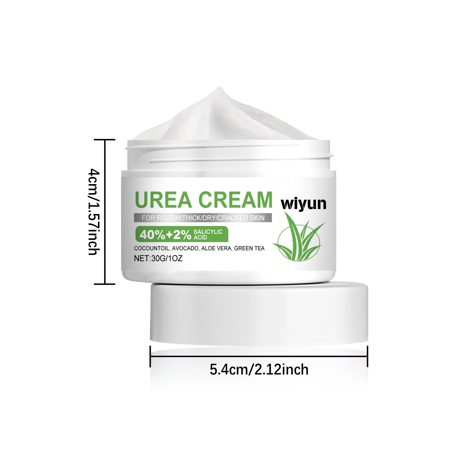 40% Urea Foot Care Cream Overnight Moisturizing Removes Dead Skin Nourishing Dry Rough Repair Cracked Heels & Calluses Moisture Oasis Select 30g Boxed
