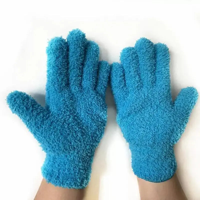 Microfiber Plant Cleaning Gloves | Reusable Dusting Gloves