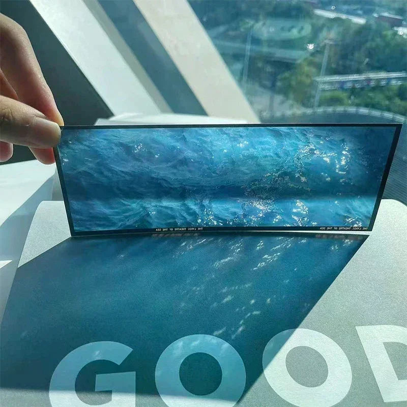 Delicate Transparent Acrylic Ocean-Themed Bookmark Reading Mark Student Gift Premium Feeling Film Bookmarks Oasis Select