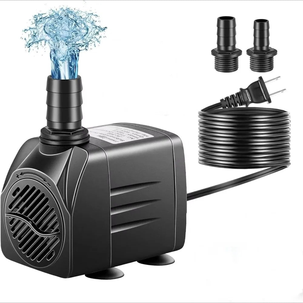 Ultra-Quiet Submersible Water Pump | Aquarium & Fountain