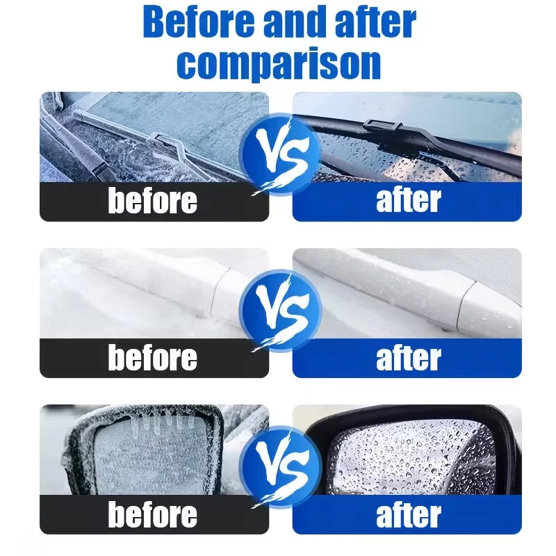 Car Windshield De-Icer Spray Kit – Fast Ice & Snow Remover