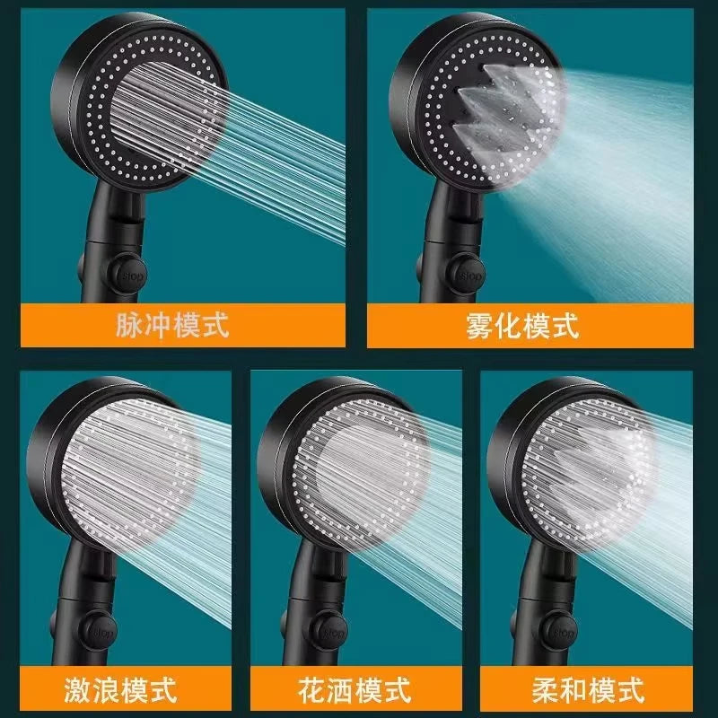 This multi-functional, height-adjustable shower head features 5 modes, adjustable water flow, and a one-touch stop function. Oasis Select