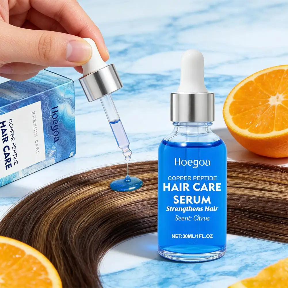 30ML Copper Peptide Serum for Hair Growth, Biotin & Peptide Hair Density Serum Tripeptide Scalp Care for Thicker, Fuller Hair Oasis Select