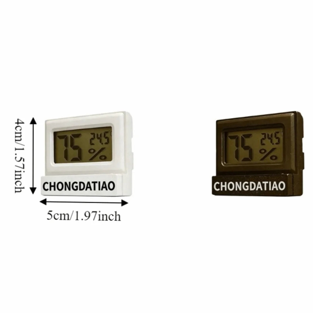 Reptile Thermometer & Hygrometer – LCD Magnetic Mini Meter