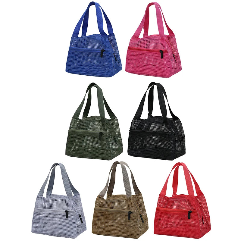 Large Mesh Bag Quick Dry Tote Handbag Lightweight Storage Bag for Family Beach Trip Pool Essentials Organizer Oasis Select