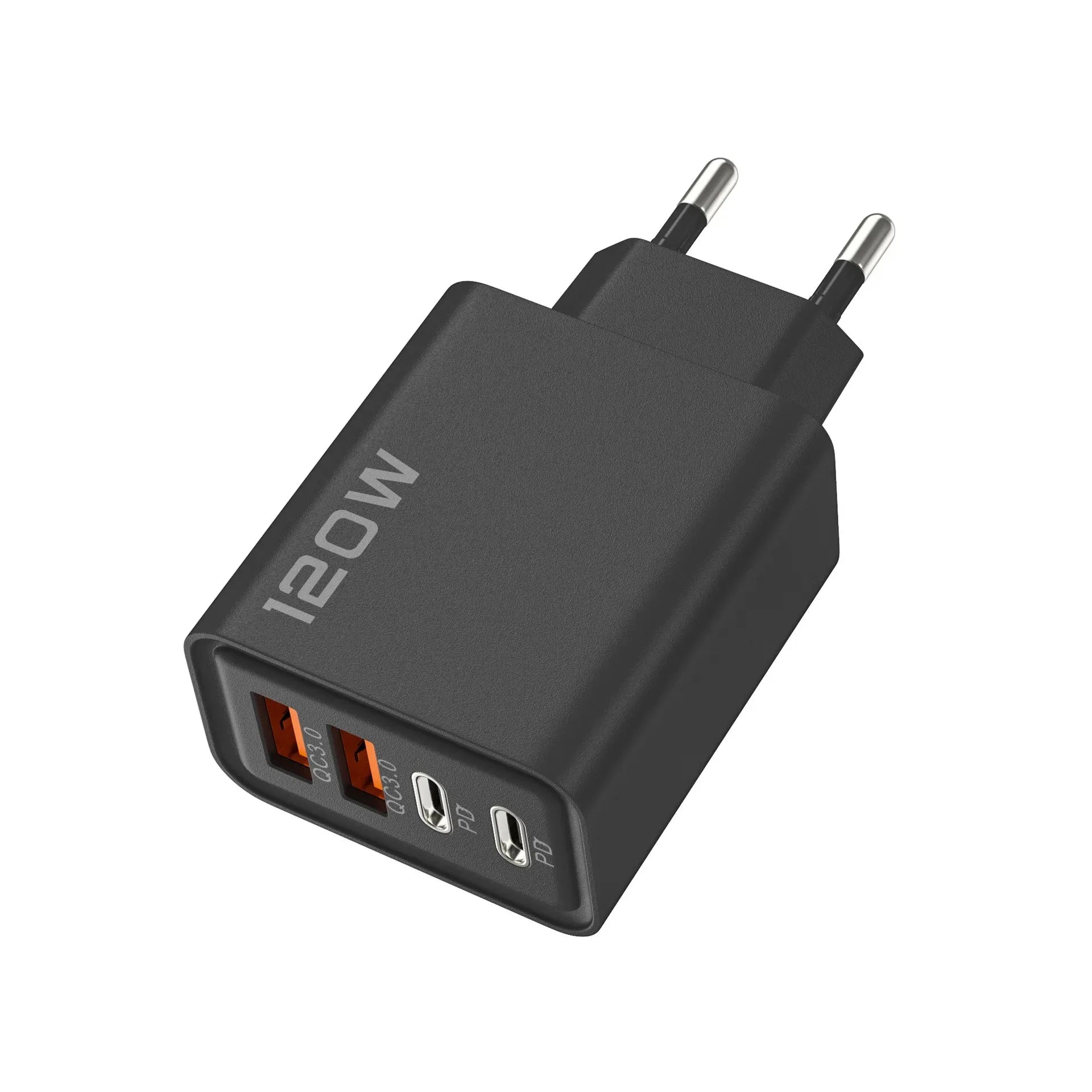 Fast Charging Quick Charger PD USB Type-C Wall Adapter for iPhone 16/15/14 Xiaomi Huawei Redmi Oneplus -Phone Charger Oasis Select Black EU