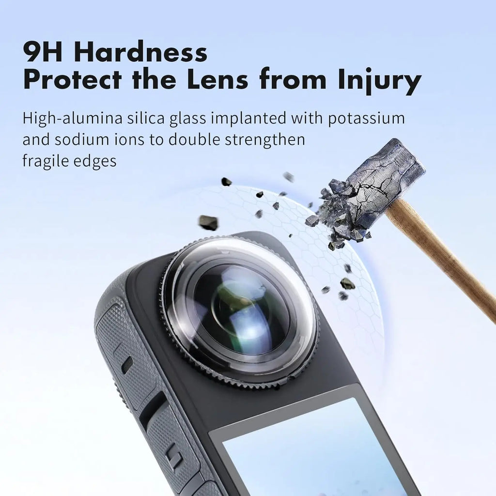 Optical Glass Lens Protector for Insta360 X5 | 9H AR Coated