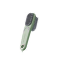 Double-sided Rubber Shoe Brush Soft Bristles Clothes Shoe Brushes Care Specialized Brush Waterproof Dirt Removal Cleaning Tool Oasis Select Green