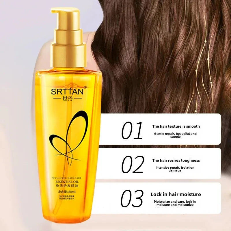 No Wash Hair Care Essential Oil, Soft Hair Care, No Wash Non Greasy, Hair Oil, Suitable for All Hair Types Oasis Select