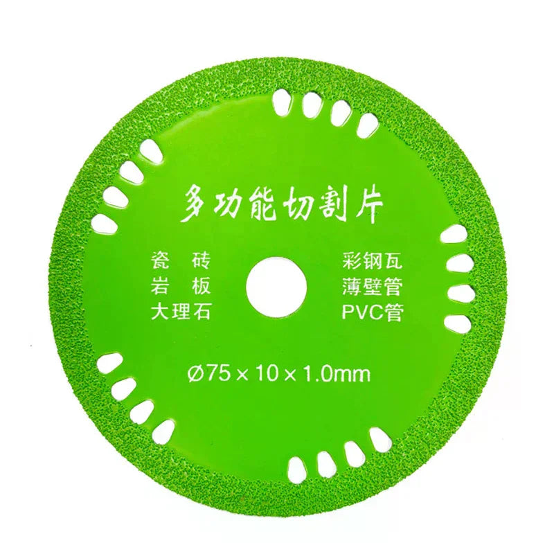 75mm Glass Cutting Discs 3 Inch 10mm Diamond Marble Saw Blades Jade Crystal Wine Bottles Grinding Cutting Grinding Discs Tools Oasis Select