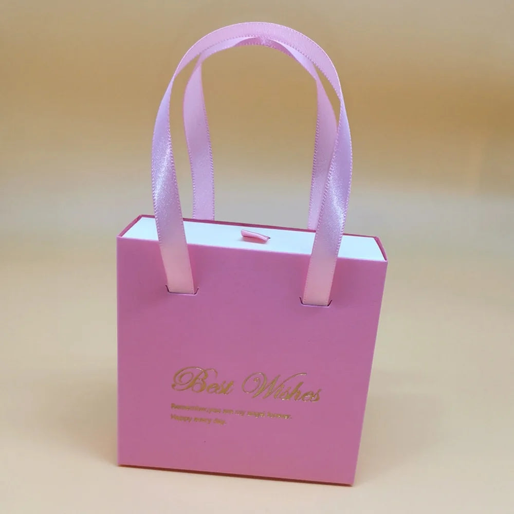 Portable Jewelry Box – Ring, Earring & Necklace Gift Case