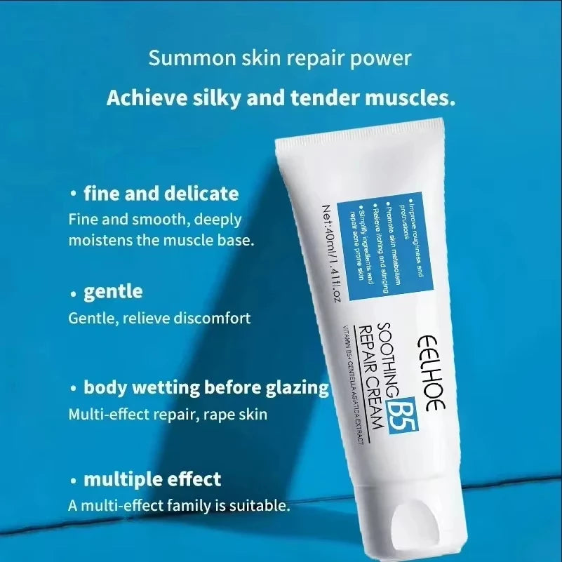 B5 Repair Cream Moisturizing Hydrating Soothing Dry Chapped Redness Skin Nourishes Hydrating Barrier Support Beauty Face Cream Oasis Select