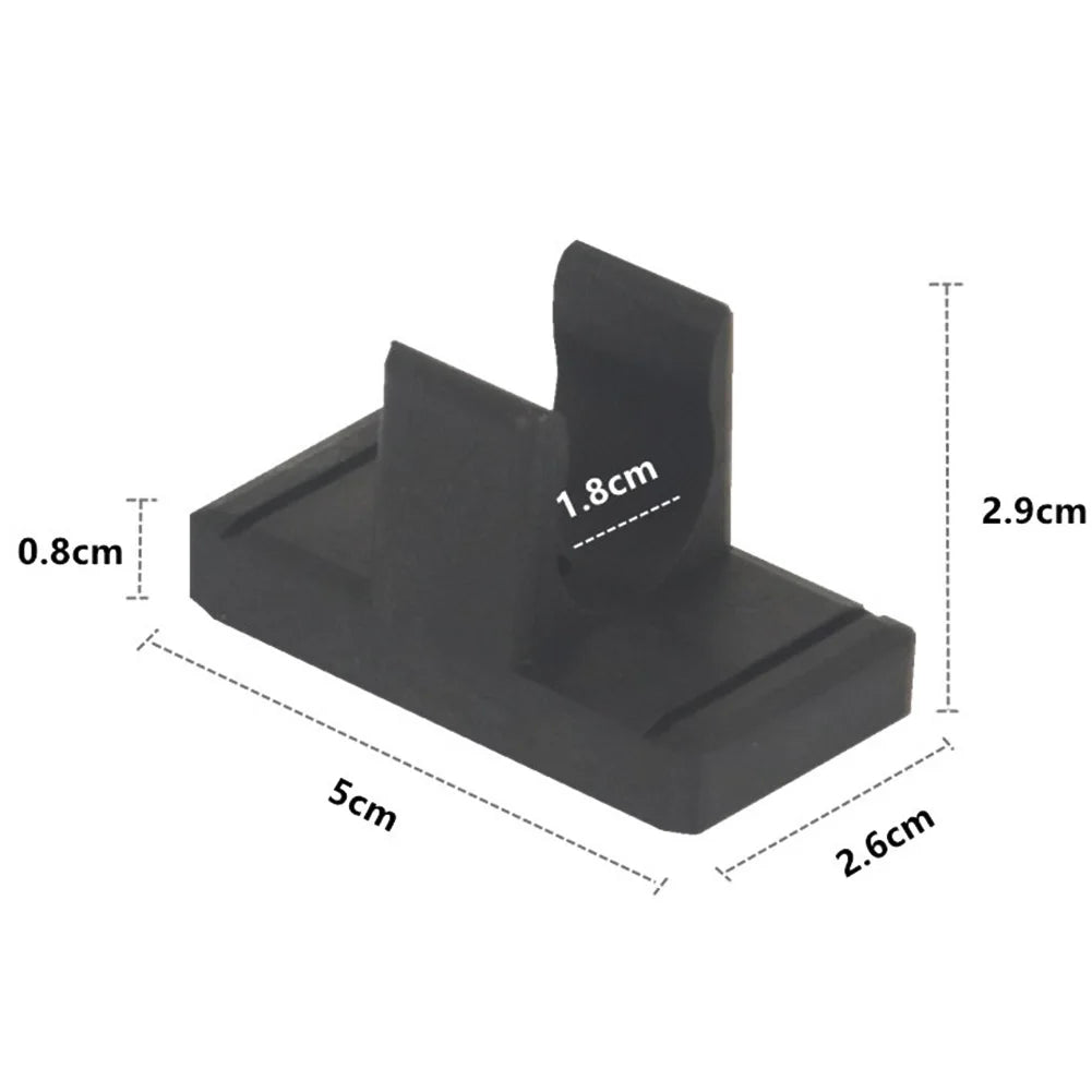 4pcs Camping Travel Cart Buckle For Egg Roll Table Camping Wagon Card Buckle Attachments Trolley Desktop Buckle Slide Clamps Oasis Select
