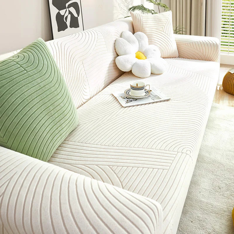 Elastic Sofa Covers All-season Cat Scratch-resistant Sofa Covers and Lazy Anti-slip Sofa Covers Living Room Oasis Select
