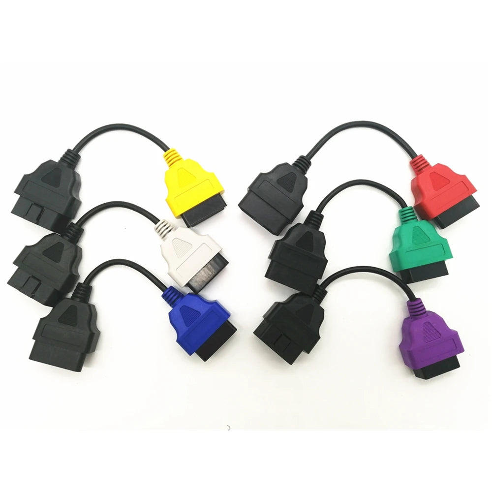 FiatECUScan OBD2 Adapter Cable Kit – 6-Lead Diagnostic Set OBD2 Diagnostic Adapter Oasis Select