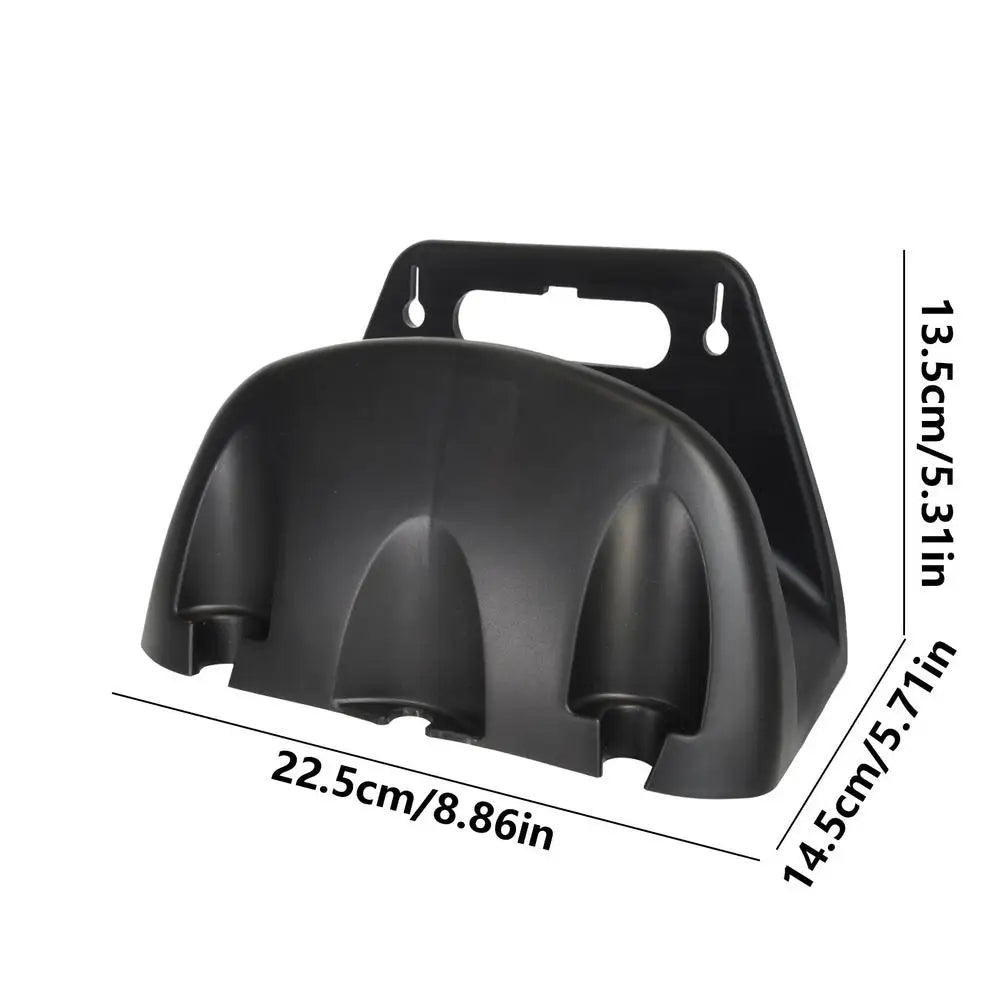 Hose Hanger Wall Heavy Duty Hose Storage Reel Hose Hanger Durable Hose Hooks Water Hose Holder For Outside Hose Storage Reel Oasis Select Black