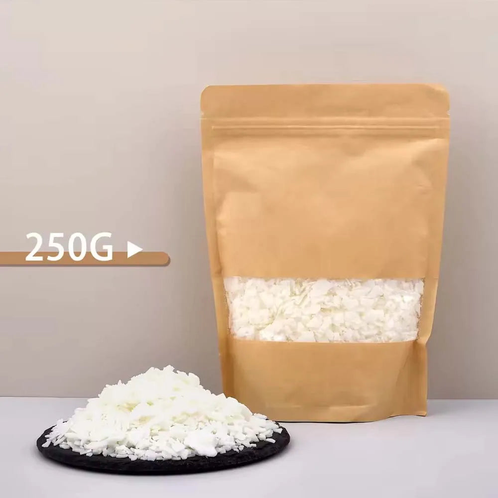Natural Soy Wax Flakes for DIY Candle Making – 100g to 1kg