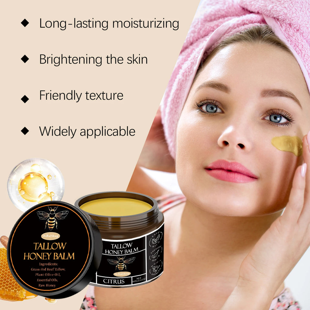 WoodSleep Tallow Honey Balm Whipped Body Butter 60g Whipped Body Butter Oasis Select