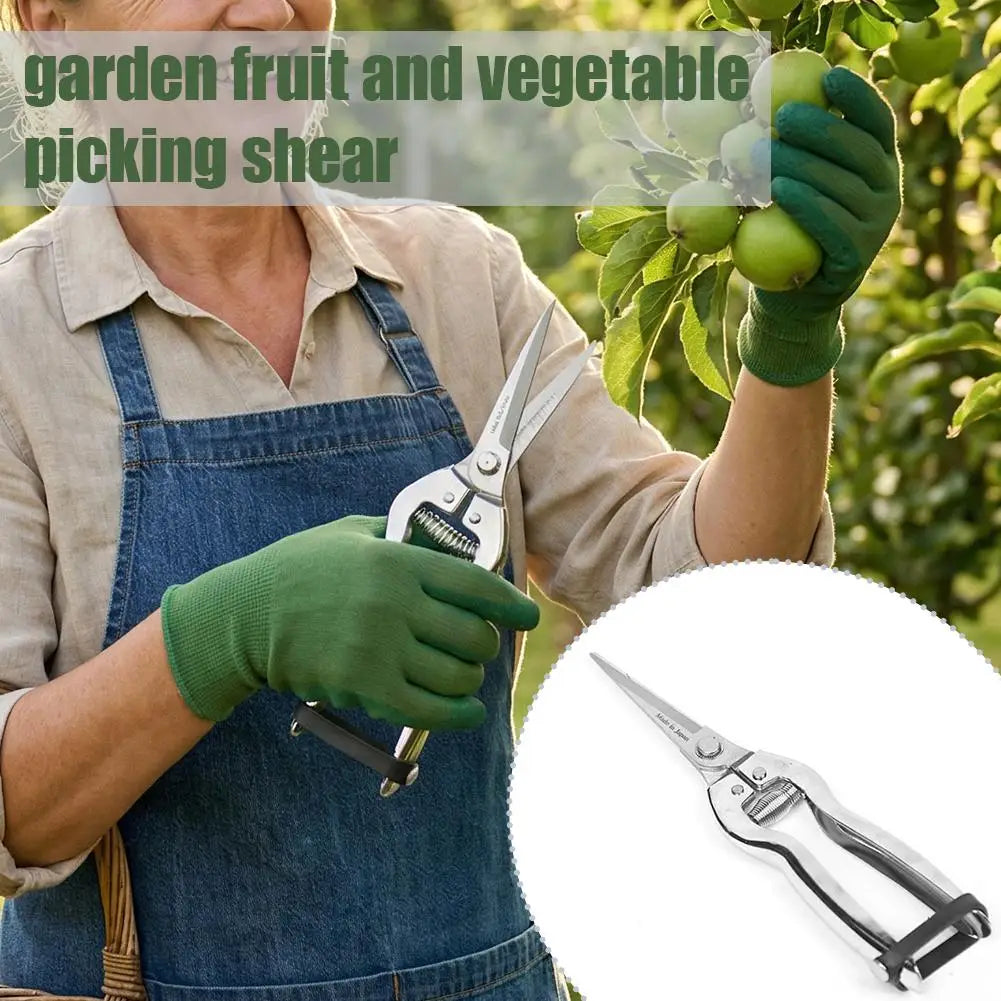 Stainless Steel Pruning Shears – Sharp Hand Pruners for Garden
