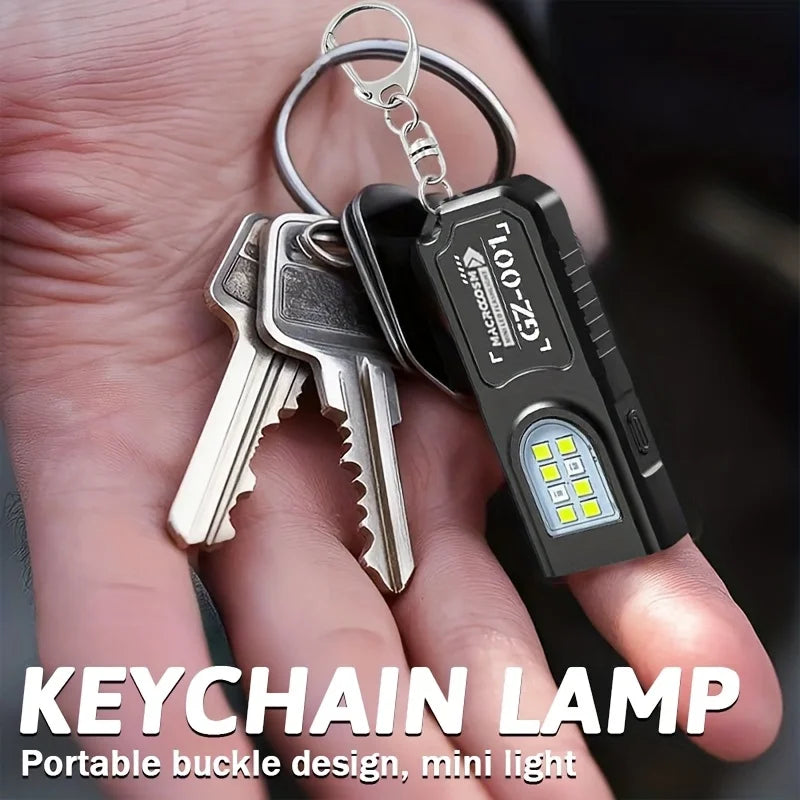 Mikenoon Mini Keychain Flashlight USB-C Rechargeable 450 Lumen