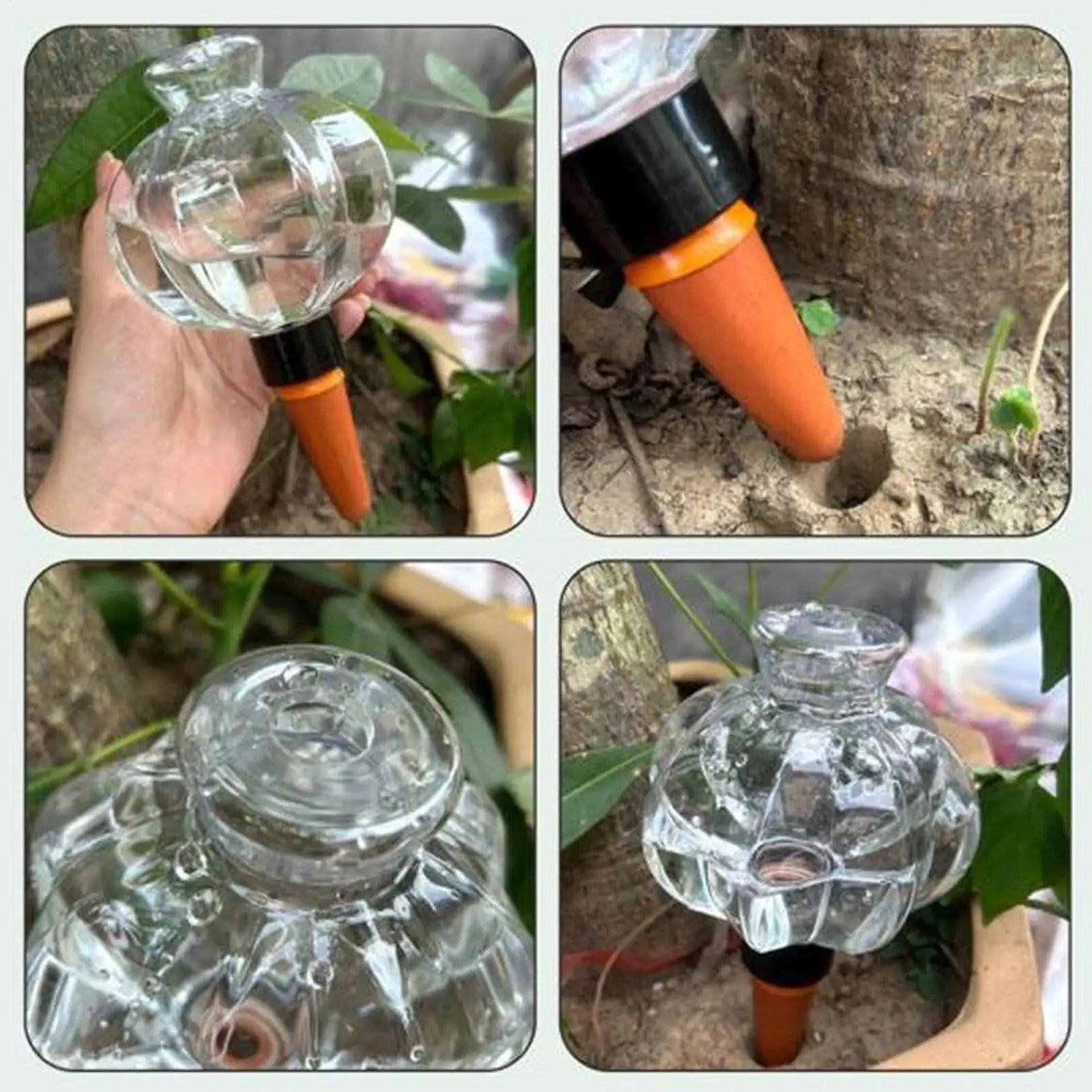 Self Watering Automatic Drip Irrigation System Watering Flower Plant Irrigation Device Creative Indoor Drip Home Garden Supplies Oasis Select