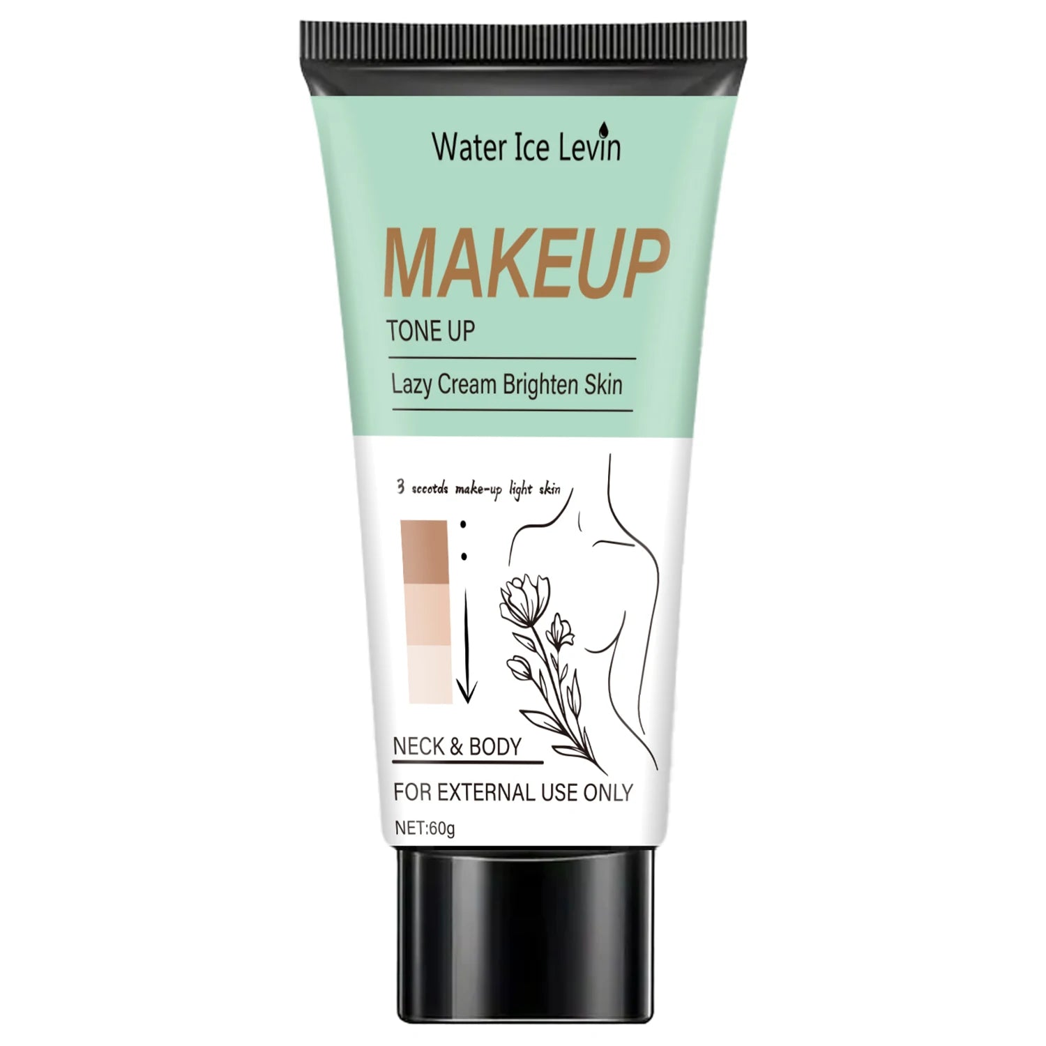 Facial & Body Brightening Toning Cream – 60g | Water Ice Levin Brightening Body Cream Oasis Select 1Pcs 60g