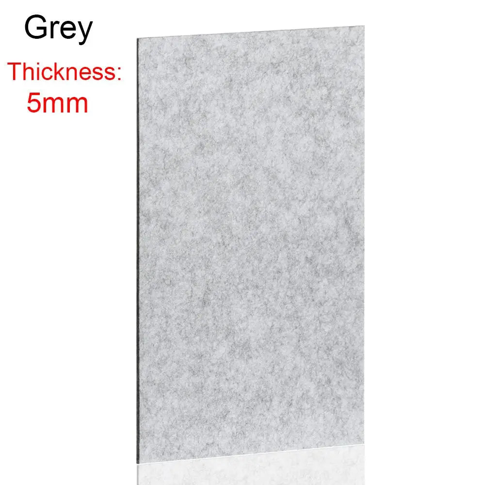 3/5mm Self Adhesive Furniture Leg Felt Pads Anti Slip Chair Table Mats Anti Scratch Floor Protection 21*30cm DIY Cutting Oasis Select grey 5mm