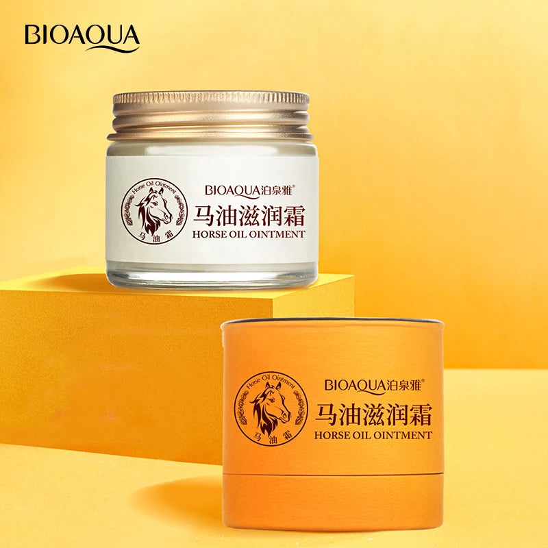 BIOAQUA Horse Oil Face Cream – Anti-Wrinkle Moisturizer 70g Face & Body Cream Oasis Select