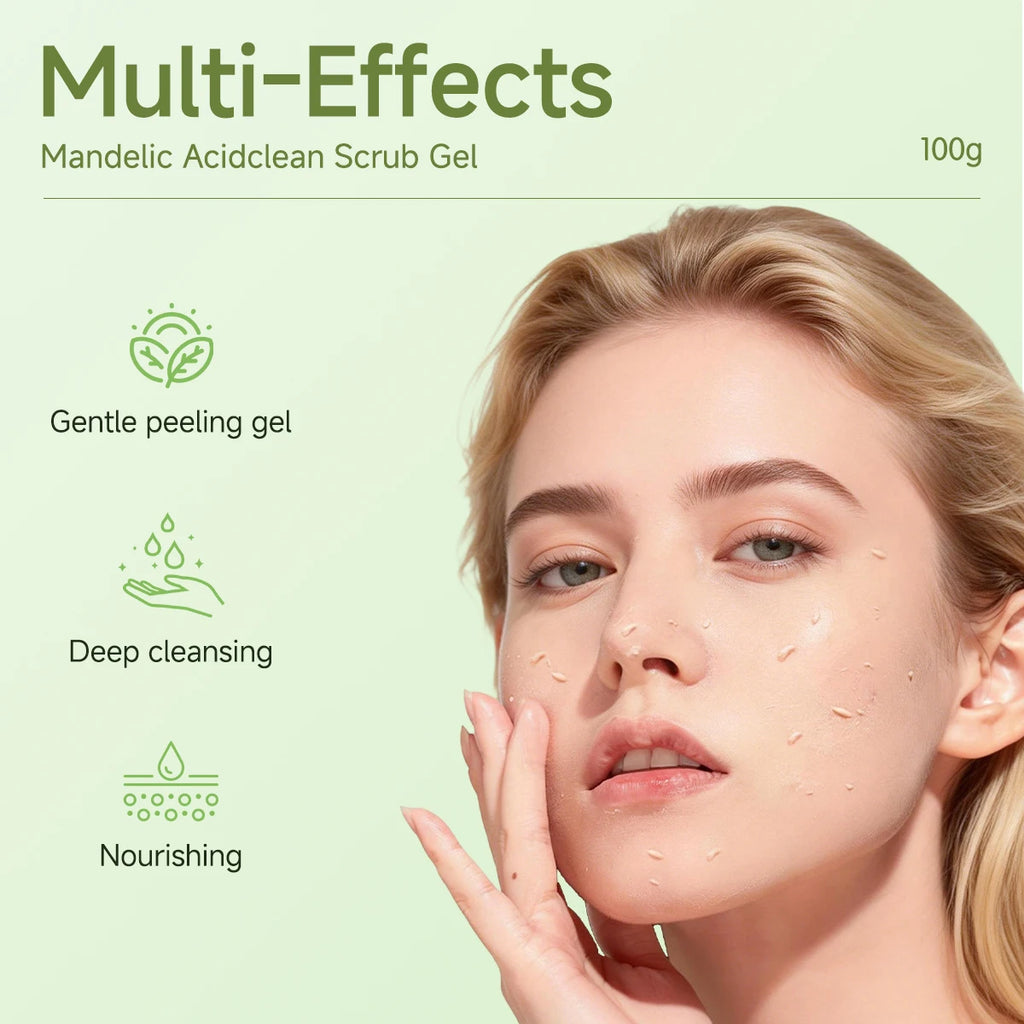 Amandin Acid Cleansing Gel Exfoliating Gel Gently Cleanses and Purifies the Skin Cleanses Pores Facial Care Oasis Select