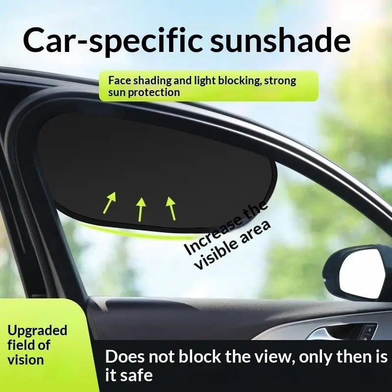 Car Window Sun Shade, Universal Side Window Sunshade, UV Protection, Heat Insulation, Privacy Screen, Block Sun Glare Oasis Select
