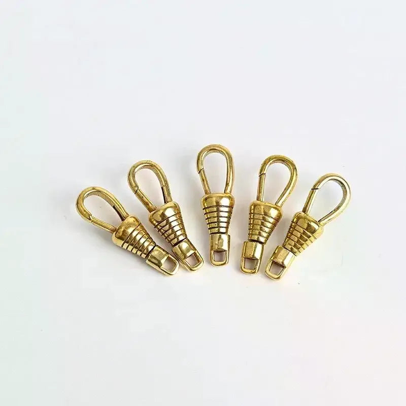 1pcs Brass Made Pattern Pocket Watch Swivel Clip Chain Spring Snap Hook 30mm 1.2 Inch Buckle Chain Pearl Gems DIY Oasis Select