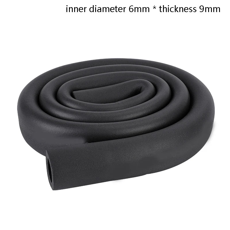 1.8M Rubber Foam Pipe Insulation Sleeve | Waterproof & Thermal
