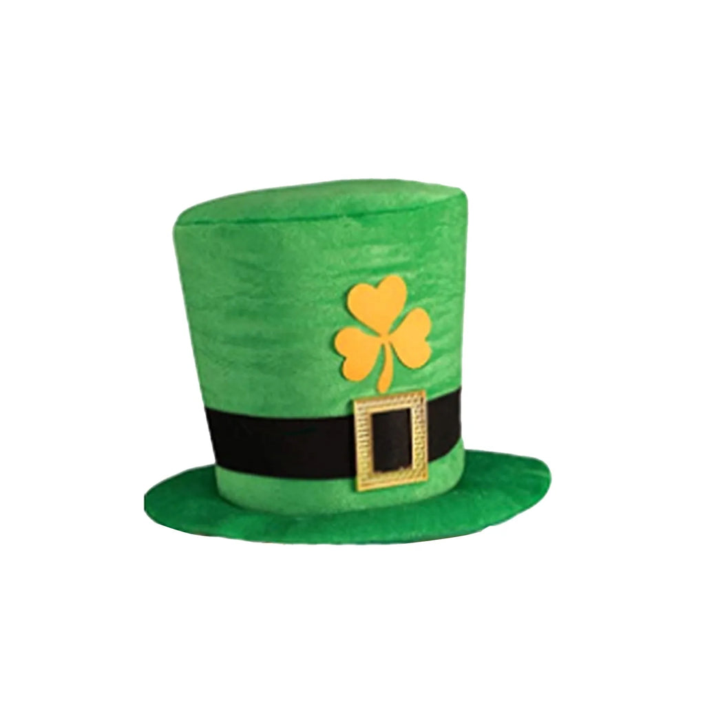 Green Leprechaun Stovepipe Hat – St. Patrick's Day Irish Top Hat Costume Hat Oasis Select I One Size