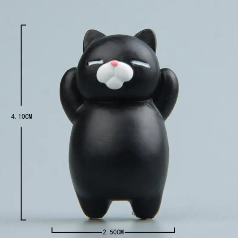Cartoon Cat 3D Magnetic Fridge Magnet Creative Decorative Kitchen Home Decoration Sticky Note Holder Oasis Select A7