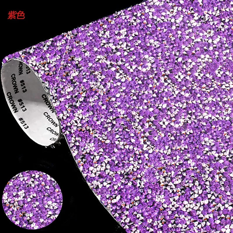 Mobile Phone Case Accessories Rhinestone Sticker Shoe Bag Car Decoration Accessories Diy Self-adhesive Drill Sticker Oasis Select K 24 x 40cm