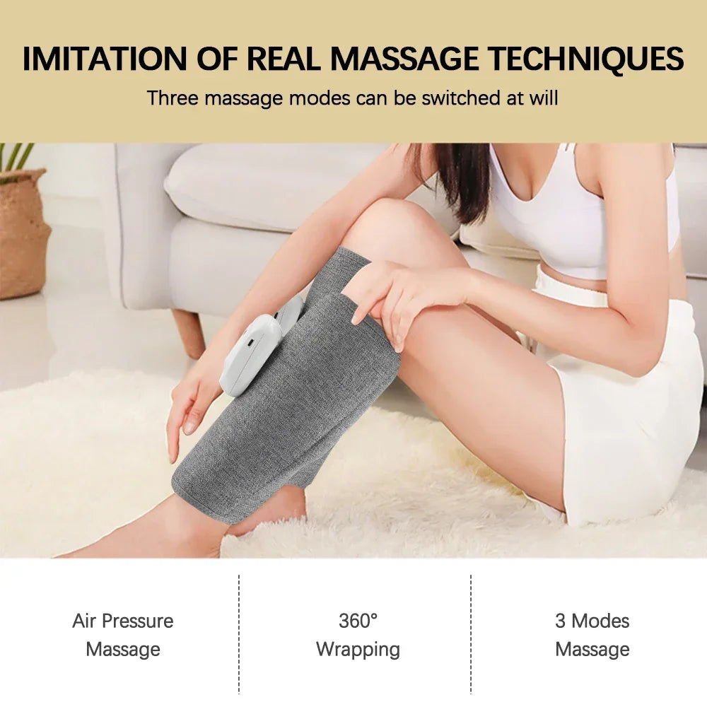 3-Mode Air Pressure Calf Massager – 360° Leg Wrap