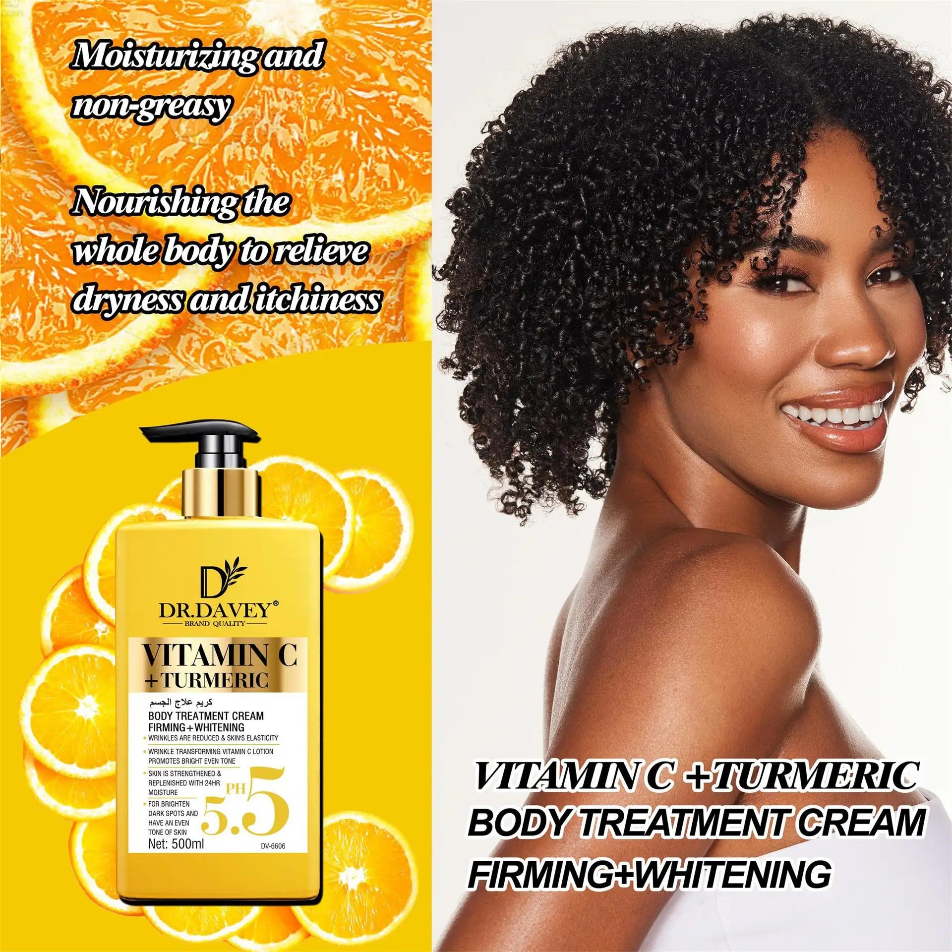 Vitamin C & Turmeric Brightening Body Lotion 500ml