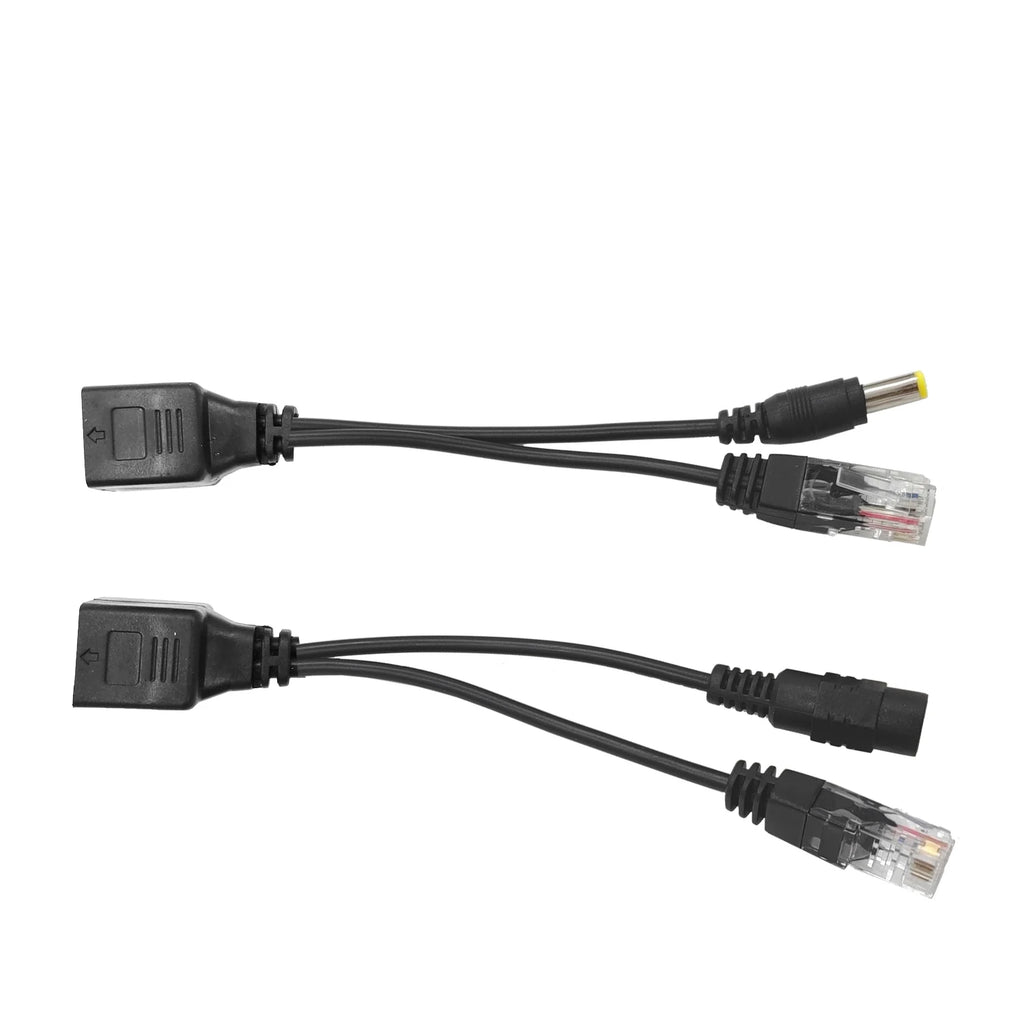 JIENUO POE Spliter Waterprrof With Video And Power Adapter Cable RJ45 12V-48V Supply Module Injector for IP Camera Extender Oasis Select