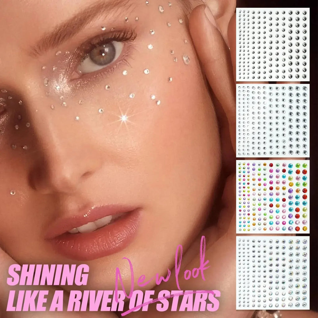 MLSMILE 3D Laser Face Stickers – Eye Makeup Temporary Tattoos