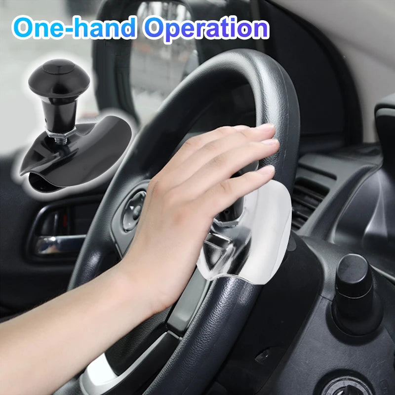 Easy Maneuvering with Universal Steering Wheel Spinner Knob; Car Booster Grip Ball Handle. Oasis Select